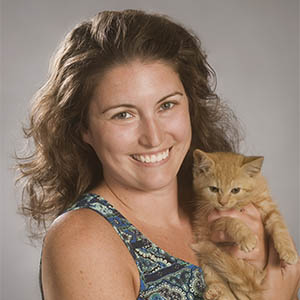 Gretchen-w-cat Gretchen With Cat
